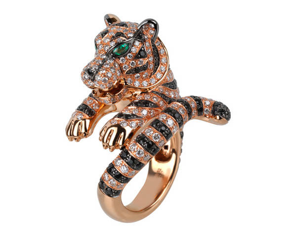 anillo tigre de Bengala, Boucheron