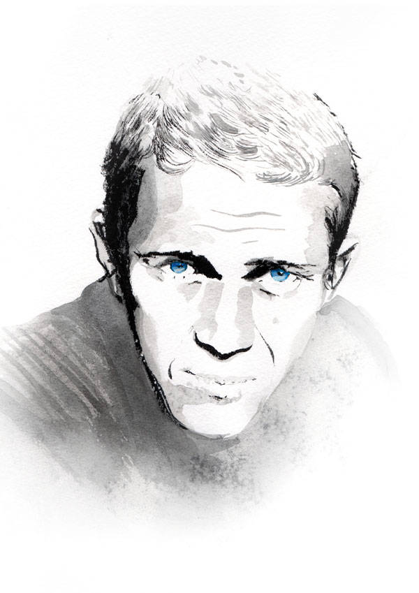 Steve McQueen por Carlos Egan