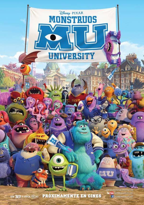 Monstruos University. Estreno en cines el 21 de junio.