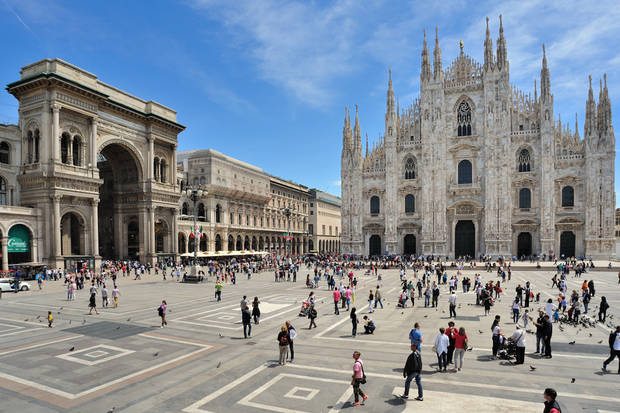 Milano Piazza Duomo e Galleria Vittorio Emanuele