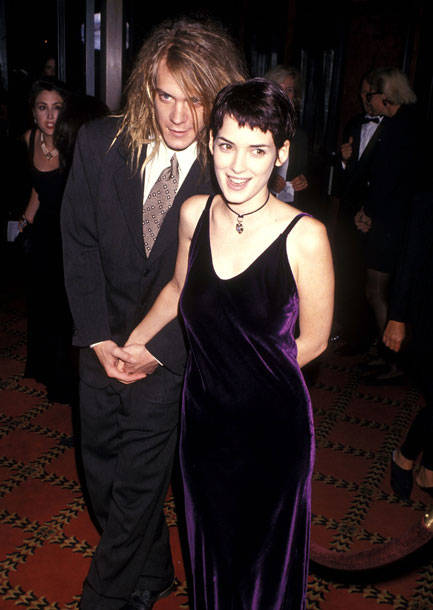NEW YORK CITY - SEPTEMBER 13: Musician Dave Pirner of Soul Asylum and actress Winona Ryder attend 