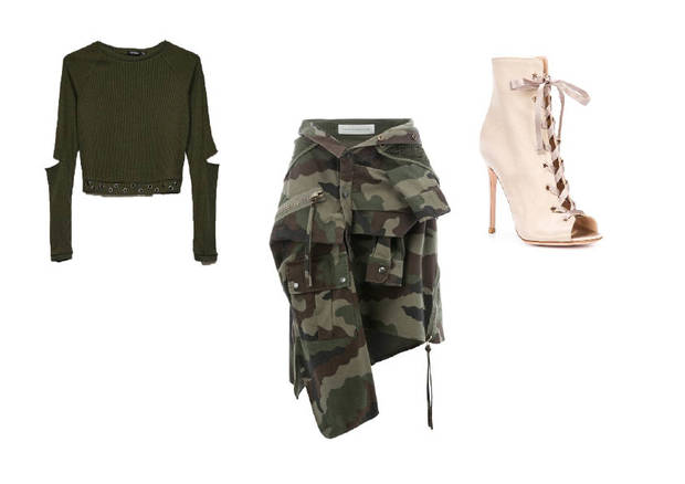 look camuflaje