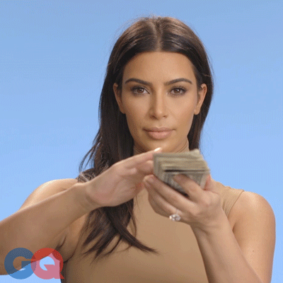 Kim kardashian money