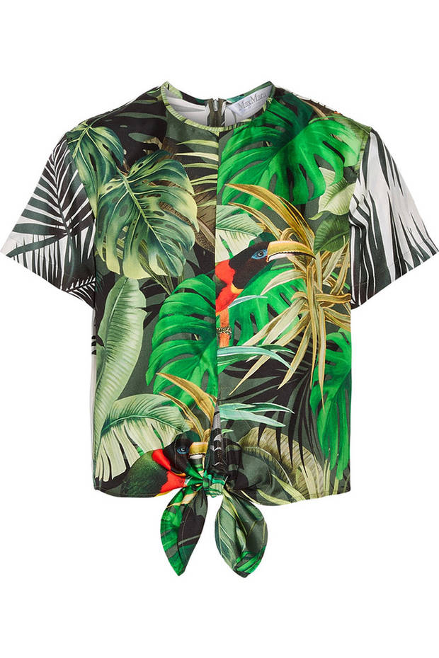 camisa hawaiana max mara