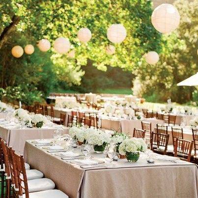 boda Banquete de boda en jardin