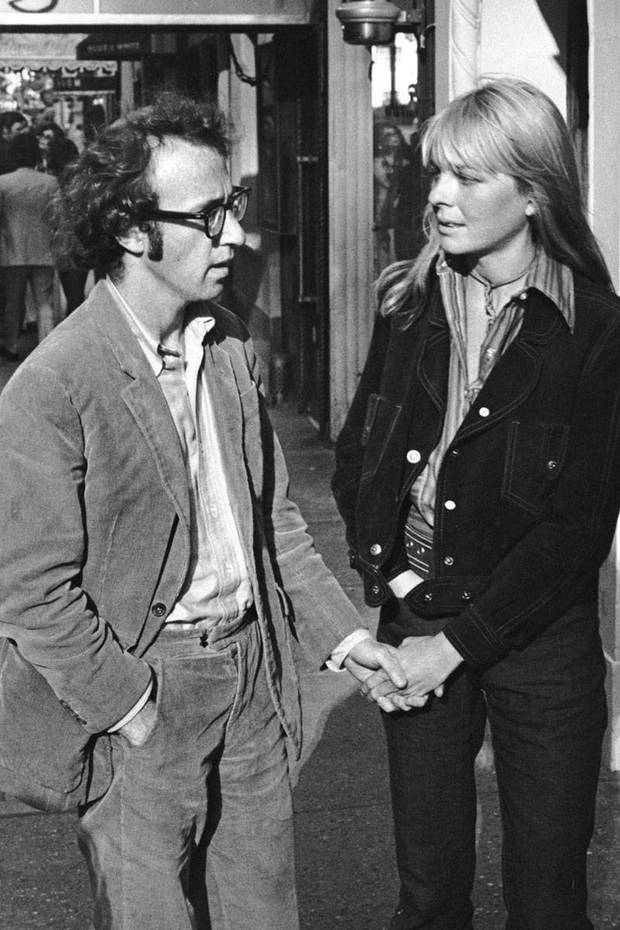 Diane Keaton y Woody Allen en 1977