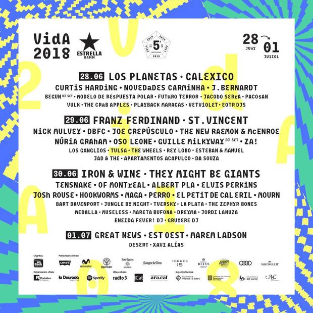 festivales cartel vida 2018_3