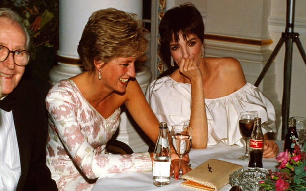 Princess Diana con Liza Minnelli, 1991