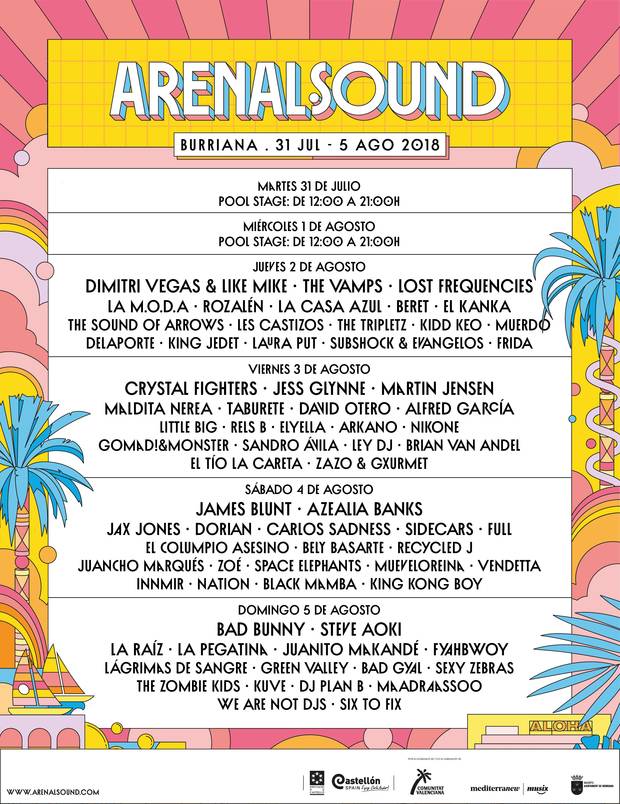 agenda Arenal Sound