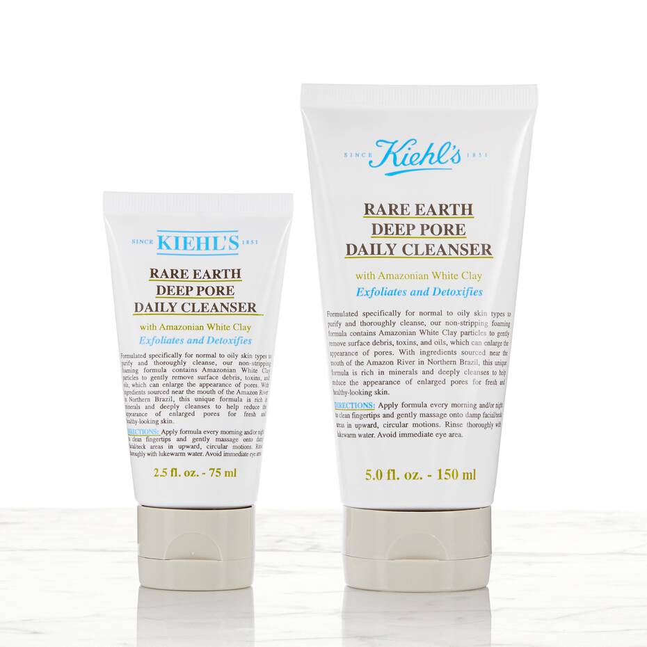 Rare earth deep pore daily cleanser, de Kiehl's para combatir brotes de acné