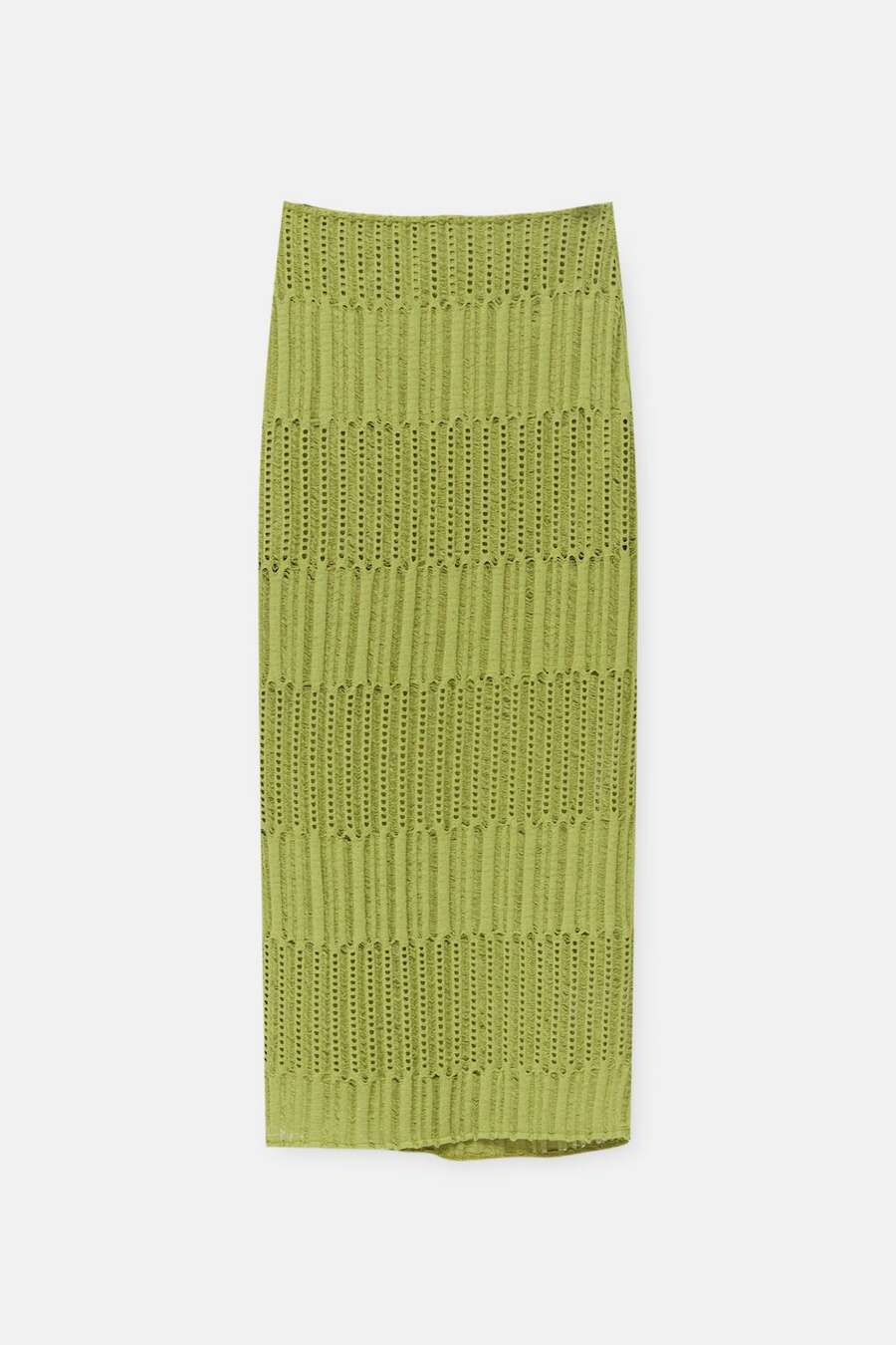 falda verde pistacho
