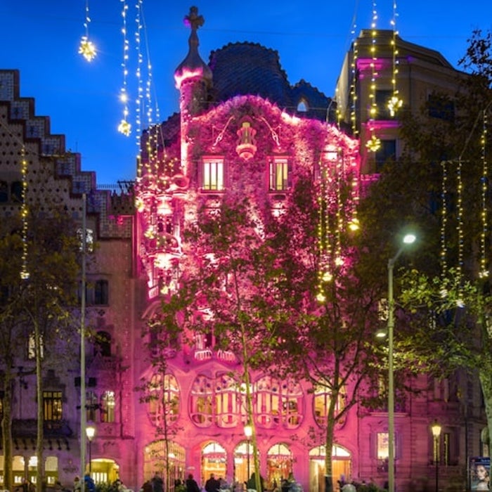 El espectáculo navideño y gratuito de Casa Batlló