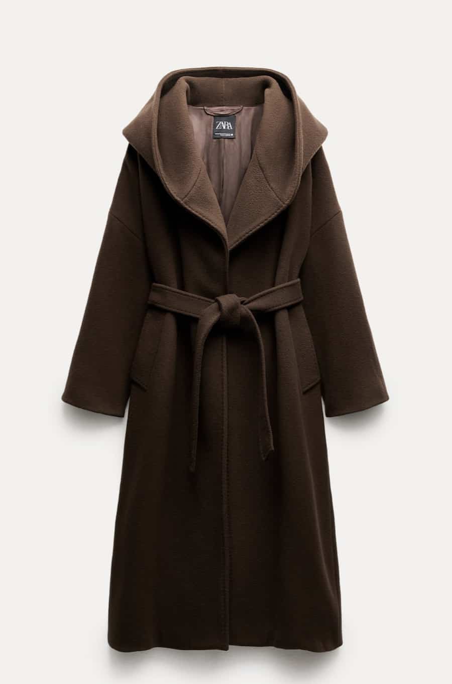 Abrigo marrón Zara