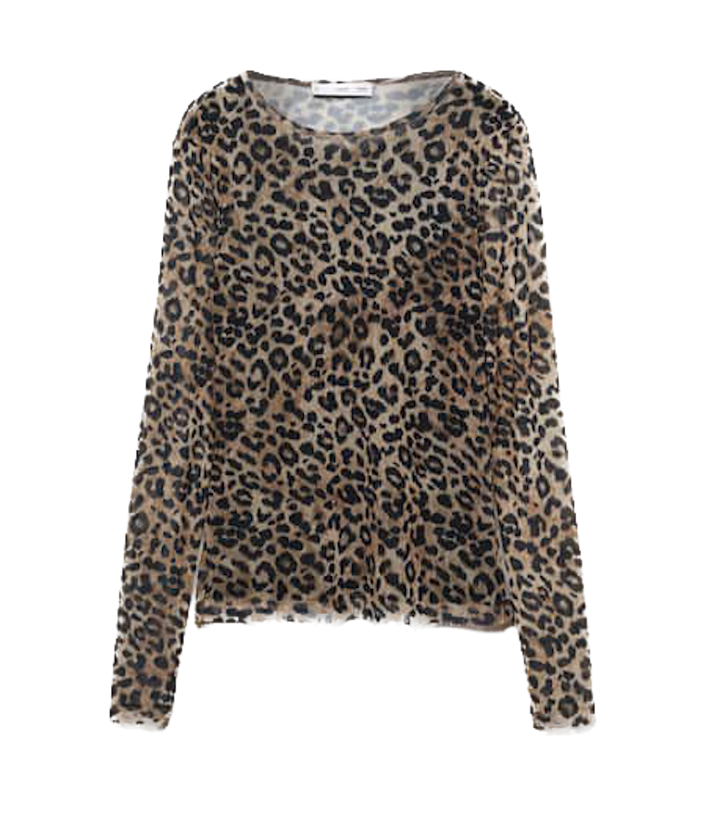 Camiseta de leopardo