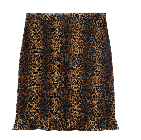 Minifalda de leopardo