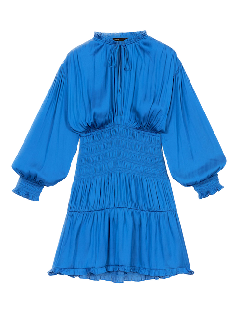 vestido corto azul