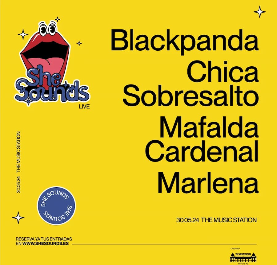 Cartel de She Sound en Madrid