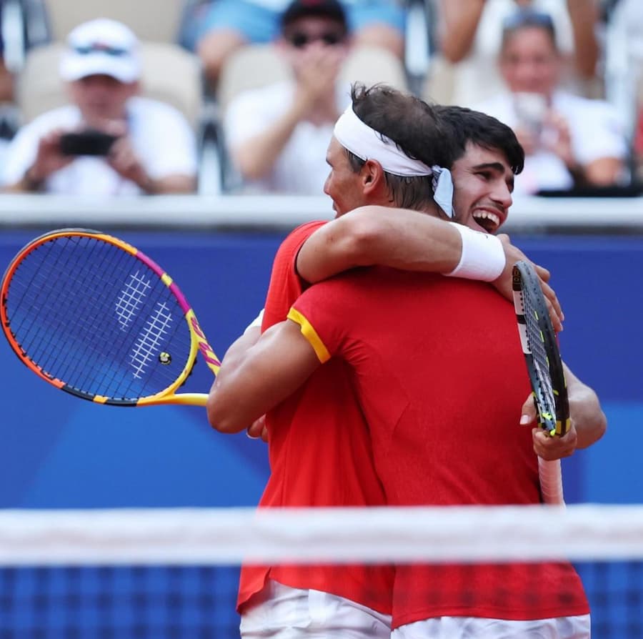 Nadal y Alcaraz una dupla que nos hace soñar