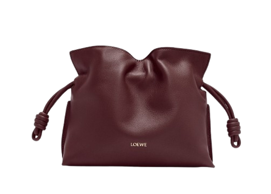 Bolso de Loewe color borgoña