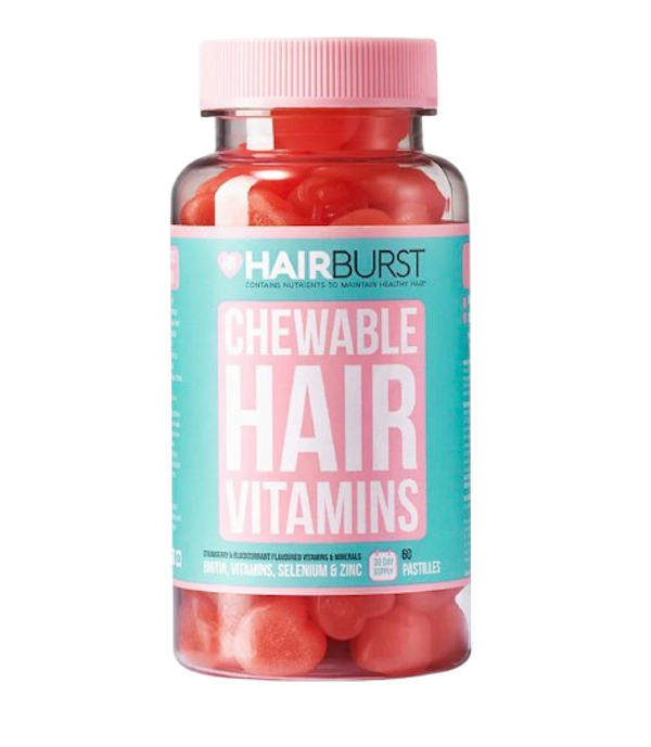 Vitaminas masticables para el pelo de Hairburst