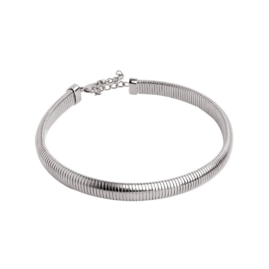 choker plateado