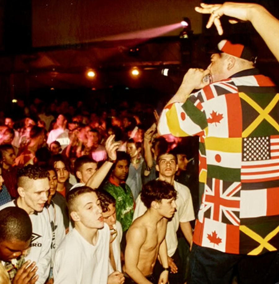 Darren Jay en el One Nation Clash of the Titans, Ilford Island, 26 de octubre 1996