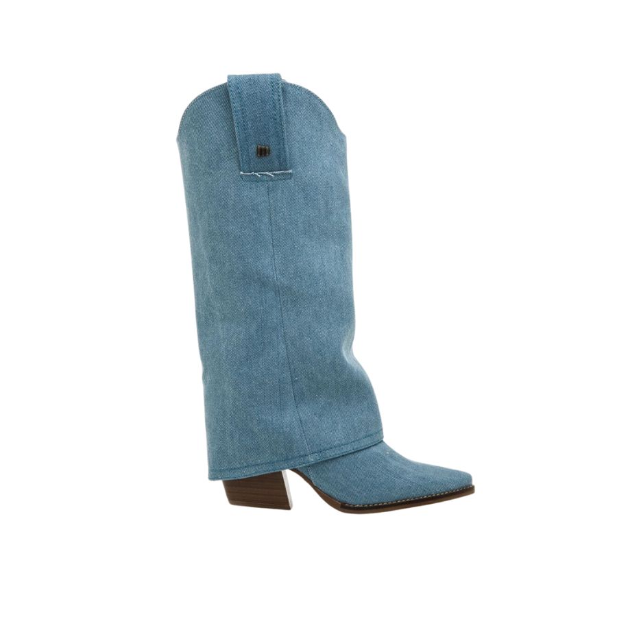 Botas cowboy en denim