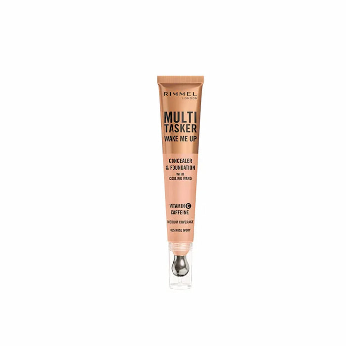 Multi-tasker Wake Me Up Concealer & Foundation, de Rimmel London