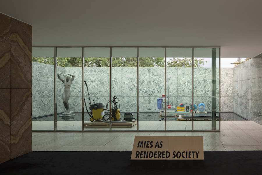 «PHANTOM. Mies as Rendered Society» Andrés Jaque / Office for Political Innovation. Fundació Mies van der Rohe, Barcelona. Art Institute of Chicago Permanent Collection, Chicago.