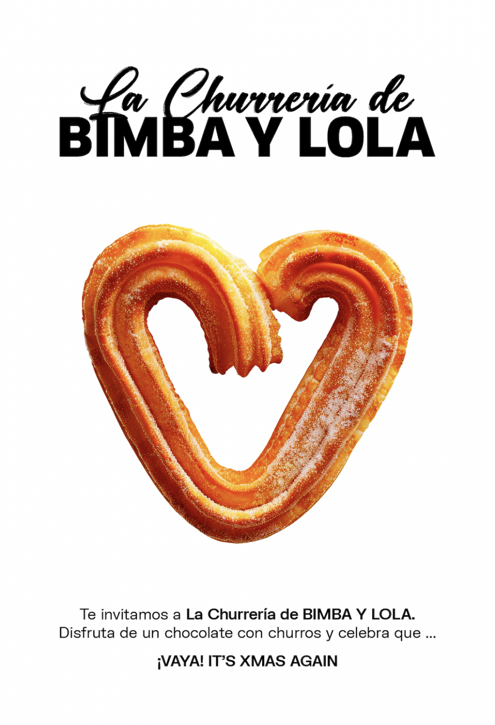 El plan perfecto de chocolate con churros por Bimba y Lola