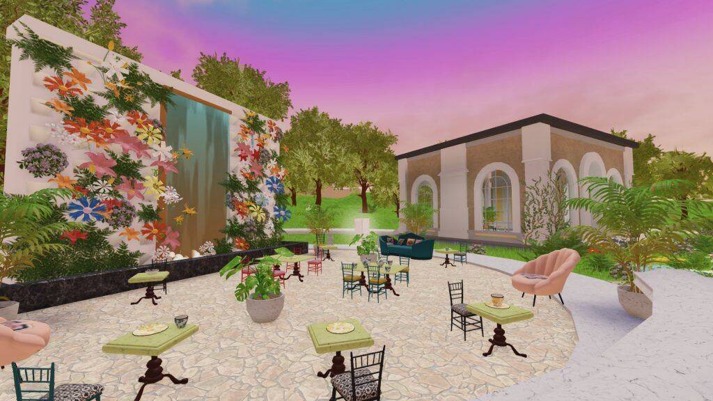 Imagen: Gucci Town, la piazza virtual de la firma ubicada en el universo de Roblox. 