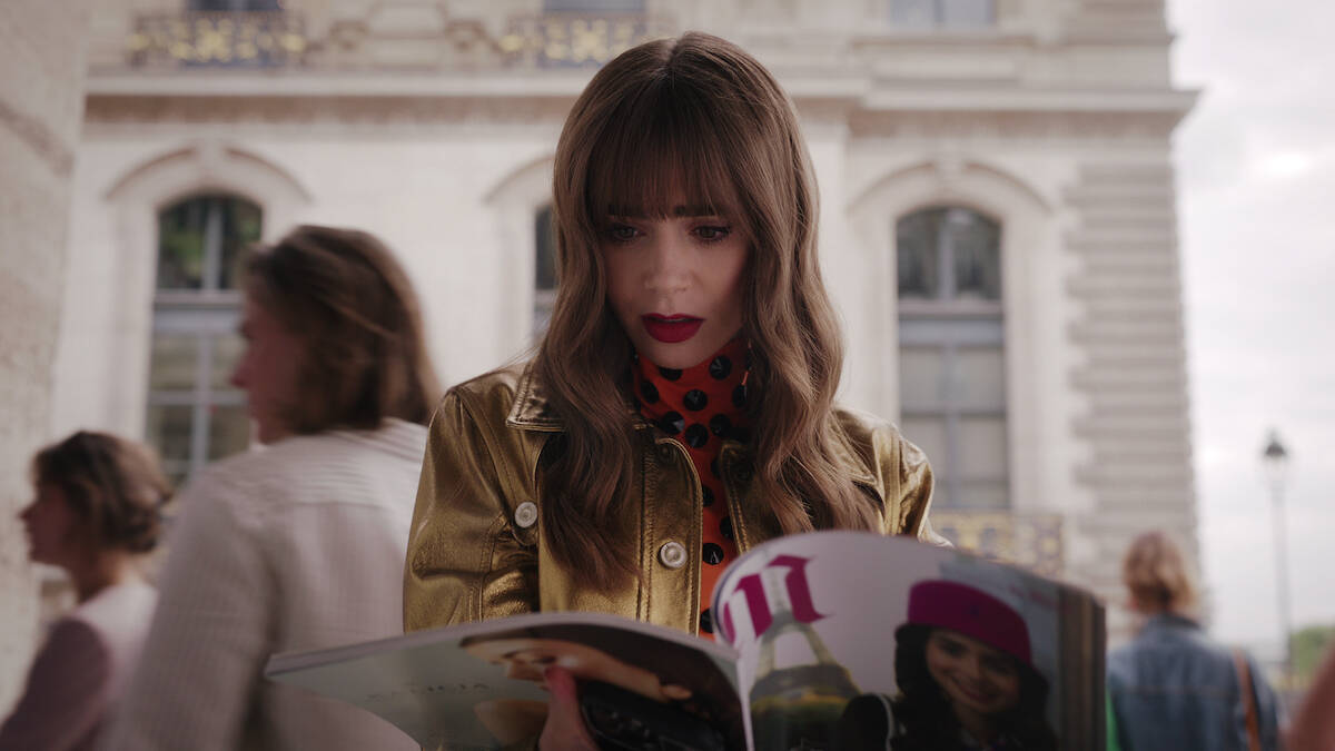 Imagen: 'Frame' de la tercera temporada de 'Emily en París'. Cortesía de Netflix