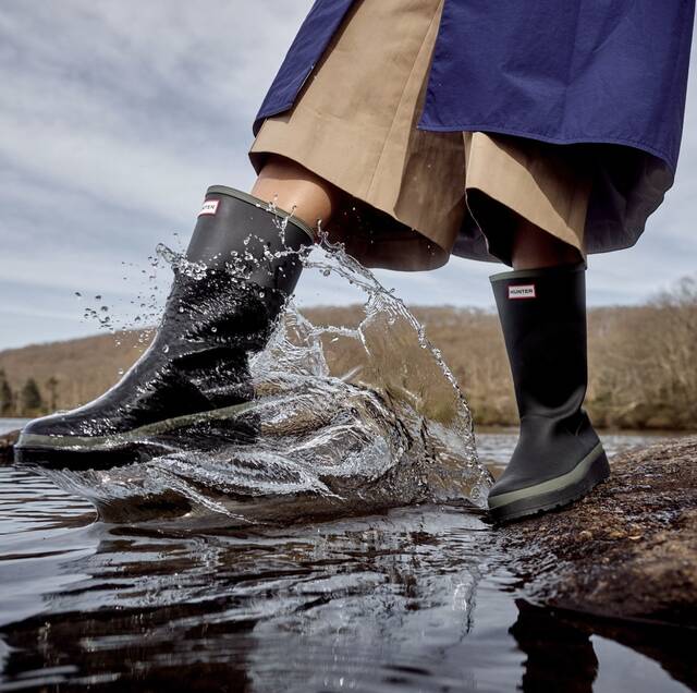 Todas las botas de agua que serán tendencia este invierno. Imagen: Cortesía de Hunter