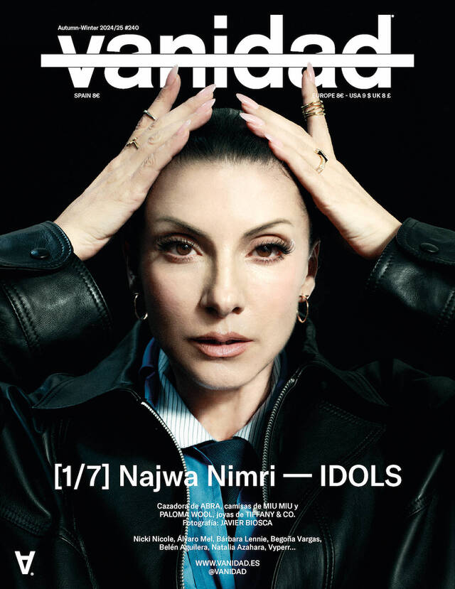 Najwa Nimri, primera portada de Vanidad 240. ©Javier Biosca