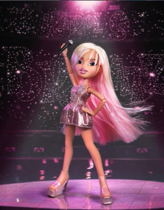 Karol G ya tiene su propia Bratz. Imagen: @bratz