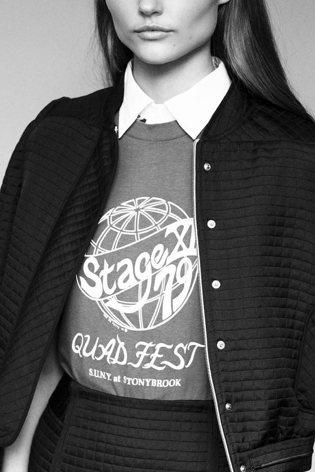 Camisa Acne, camiseta vintage de Holala Ibiza y conjunto lady like the bomber y falda tubo de Tara Jarmon