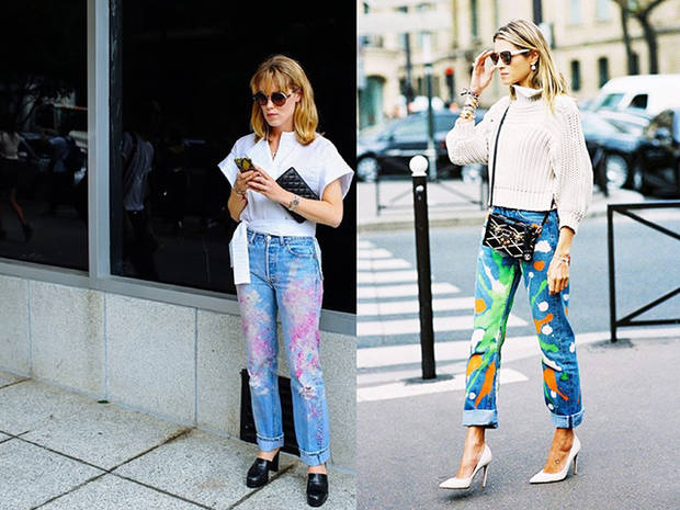 jeans brochazos