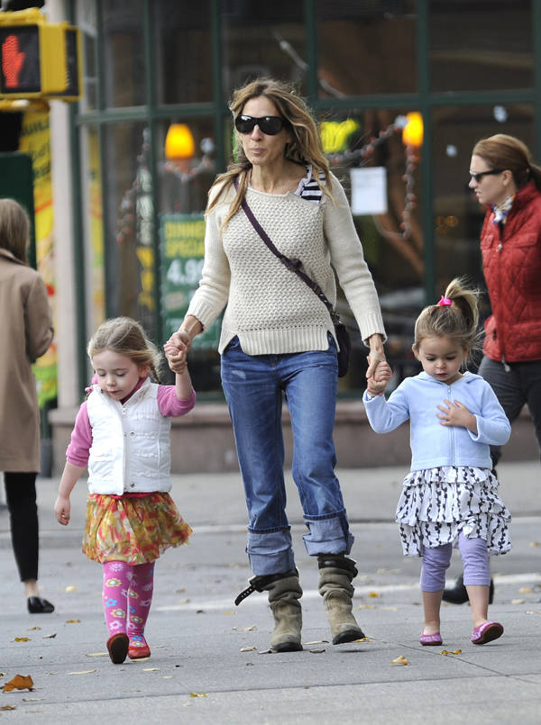 Sarah Jessica Parker con Marion y Tabitha