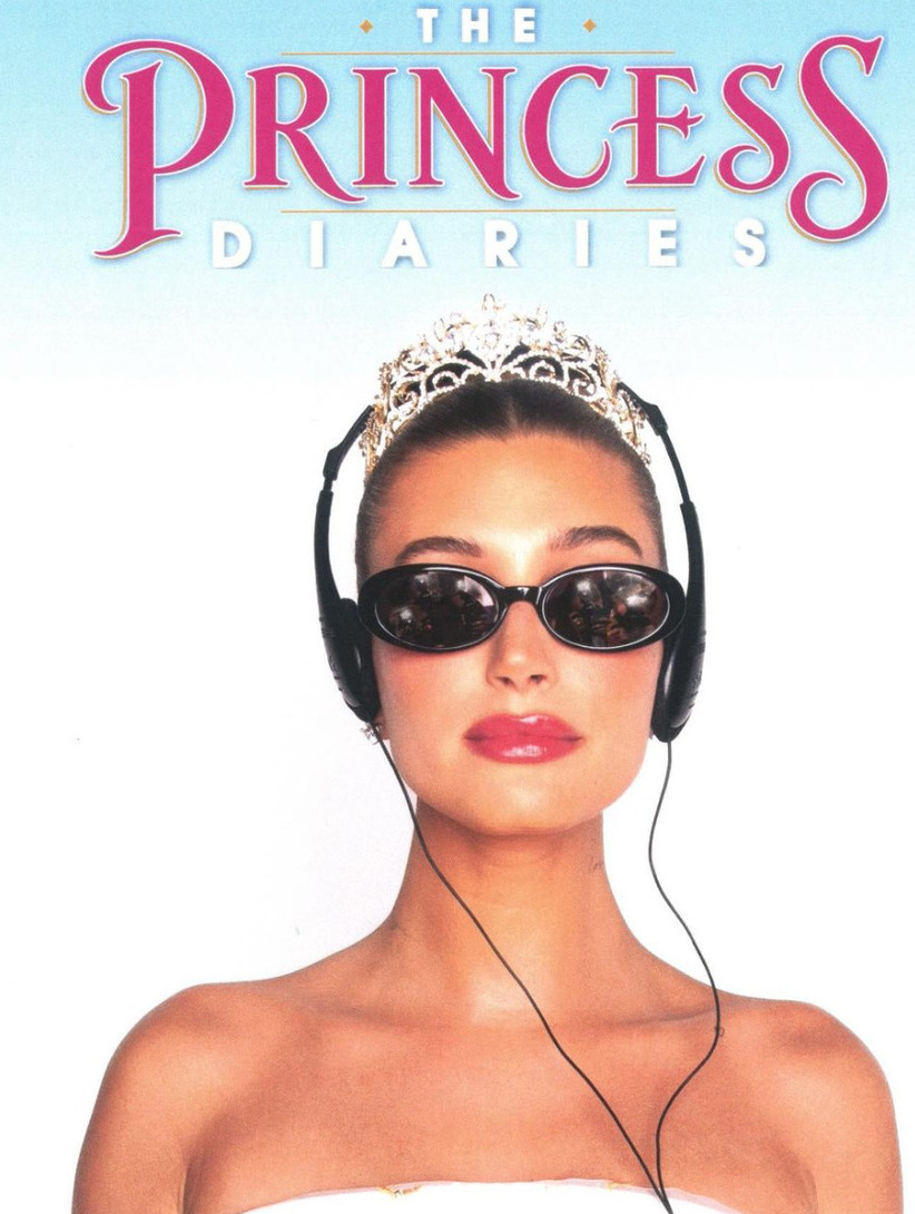 Hailey Bieber disfrazada de Mia Thermopolis