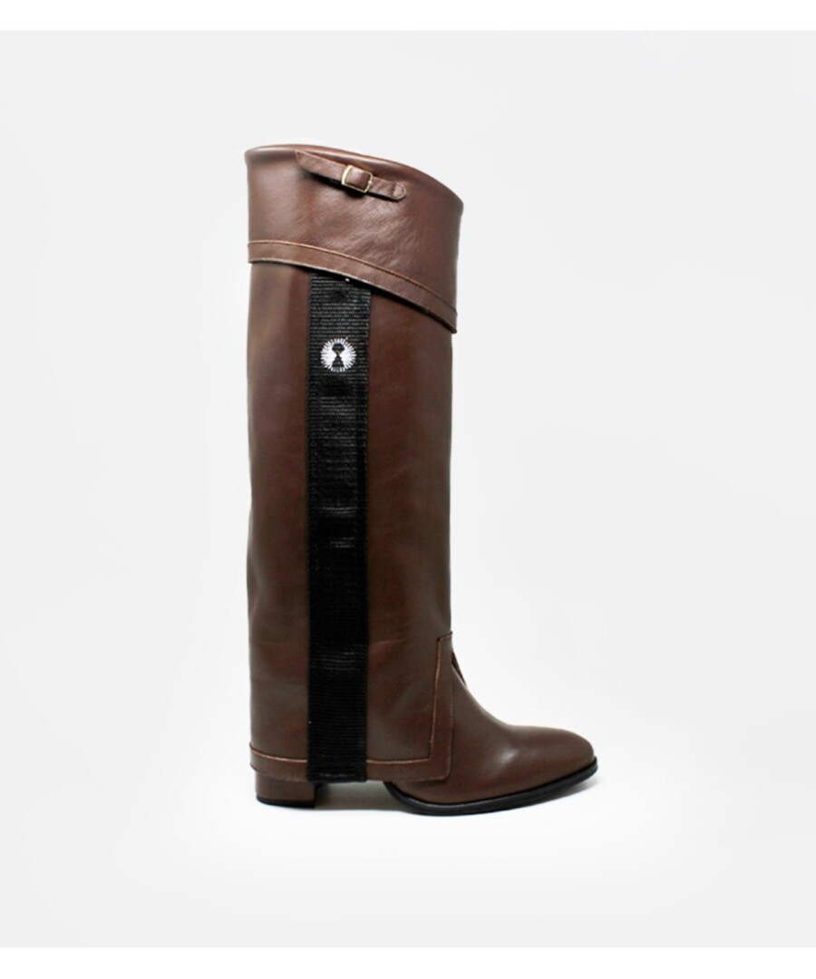Botas shark lock en marr&oacute;n