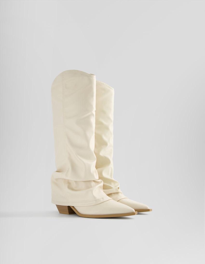 Botas shark lock cowboy y blancas