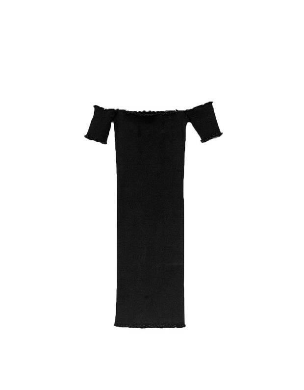vestido hombros descubiertos