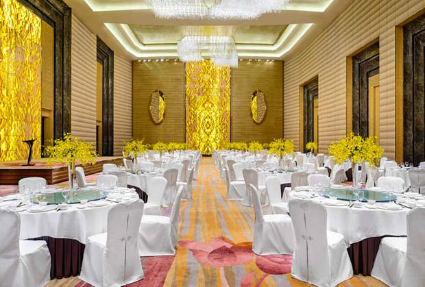 Boda banquete en hotel de lujo