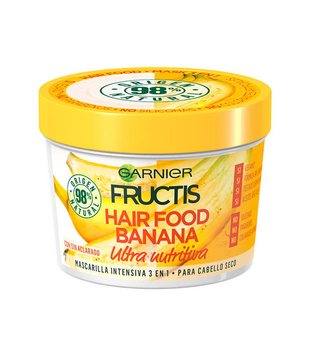 cabello garnier-mascarilla-hair-food-banana