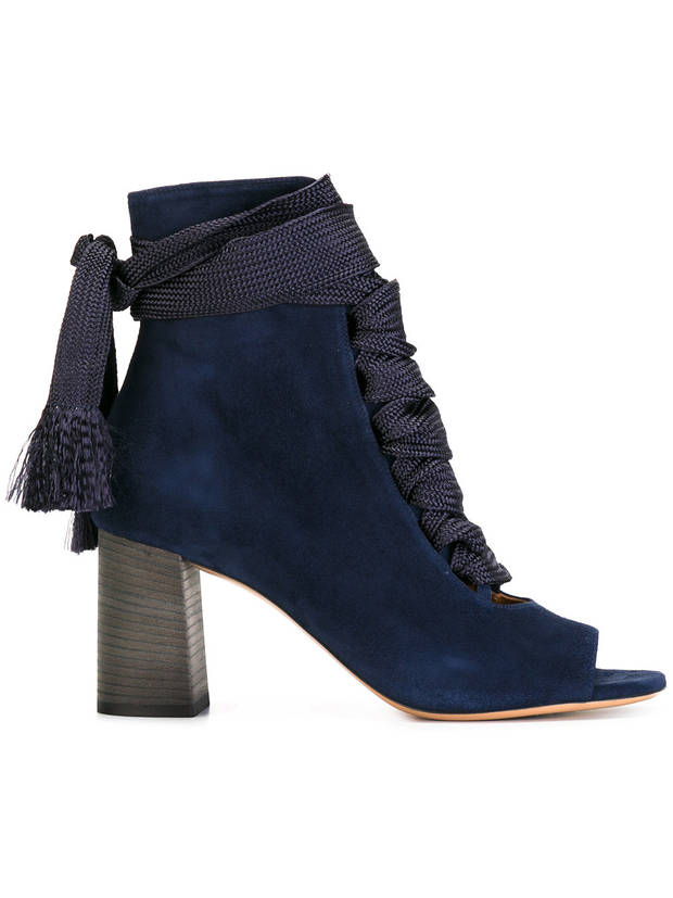 botín lace up