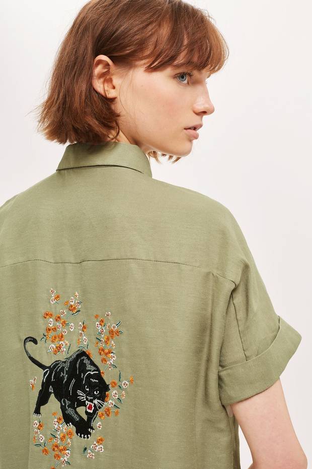 Colores caqui topshop