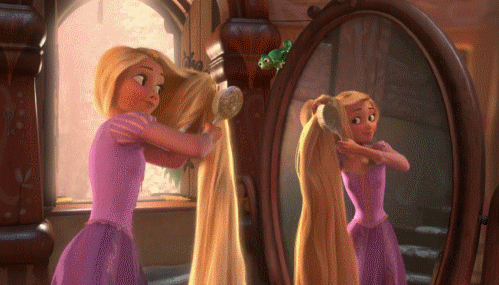 Combing hair