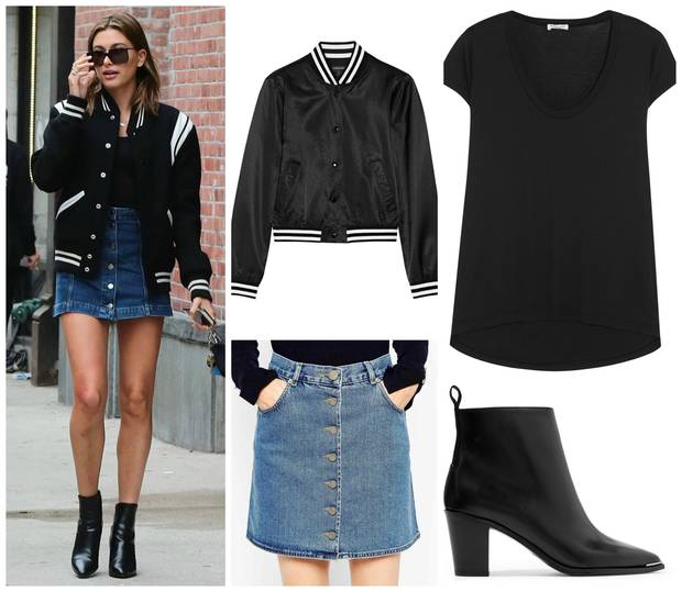 copia el look vanidad hailey Baldwin