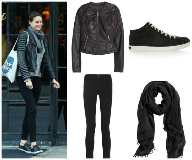 copia el look vanidad Shailene Woodley