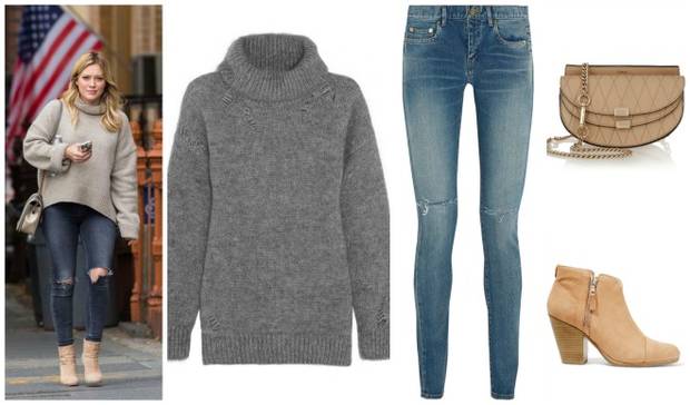 copy the look vanidad Hilary Duff